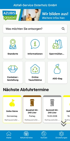 ASO-App_2.0_web2.jpg Screenshot der ASO-App © Abfall-Service Osterholz