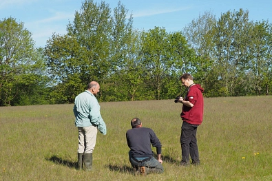Deponie - Bestandsaufnahme Begehung der Deponie zur Bestandsaufnahme © Abfall-Service Osterholz